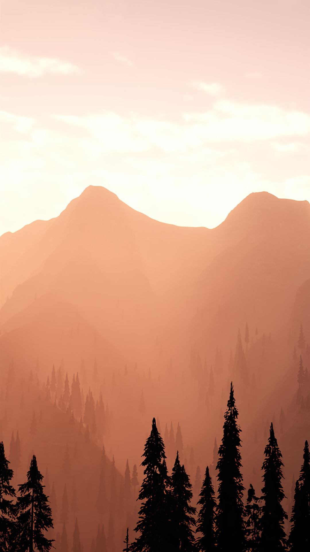 far cry 5 sunset mountains iPhone Wallpapers Free Download