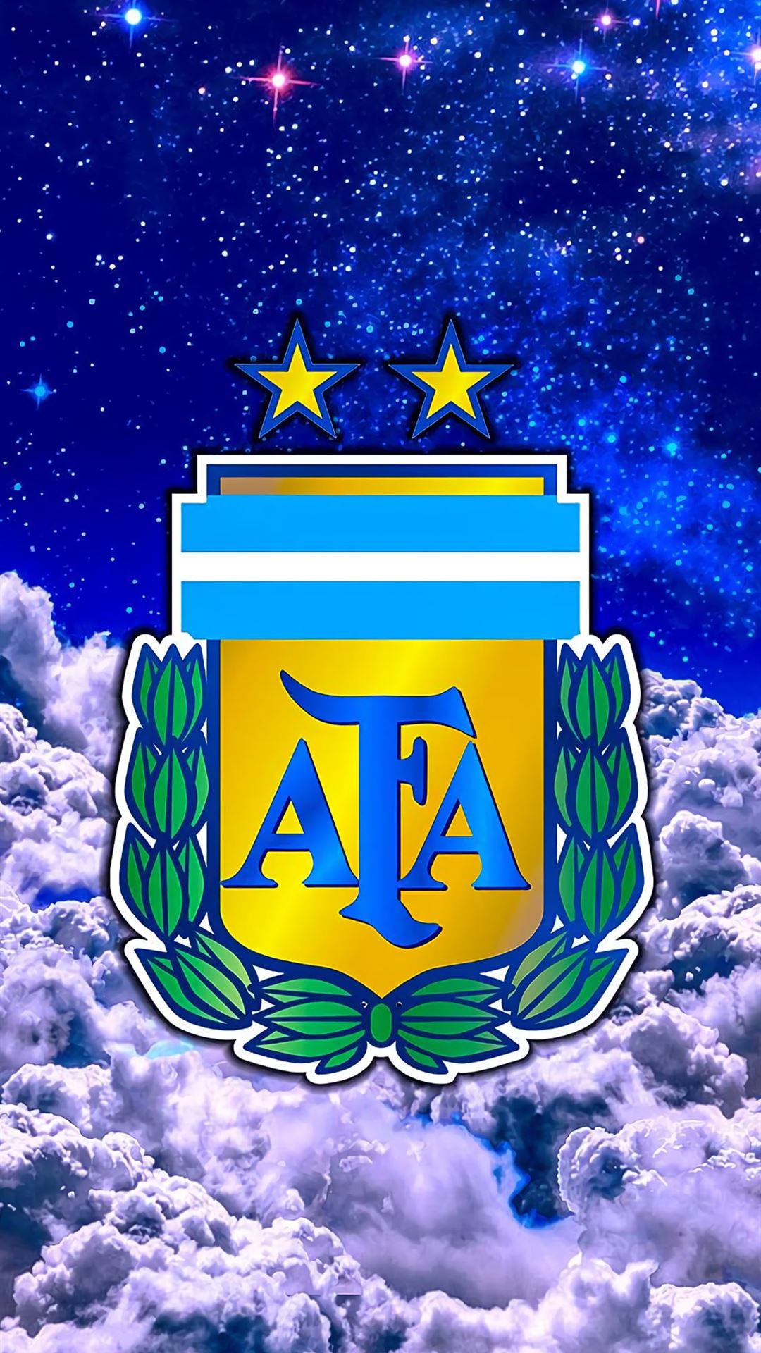 argentina national football team emblem in sky iPhone Wallpapers Free  Download