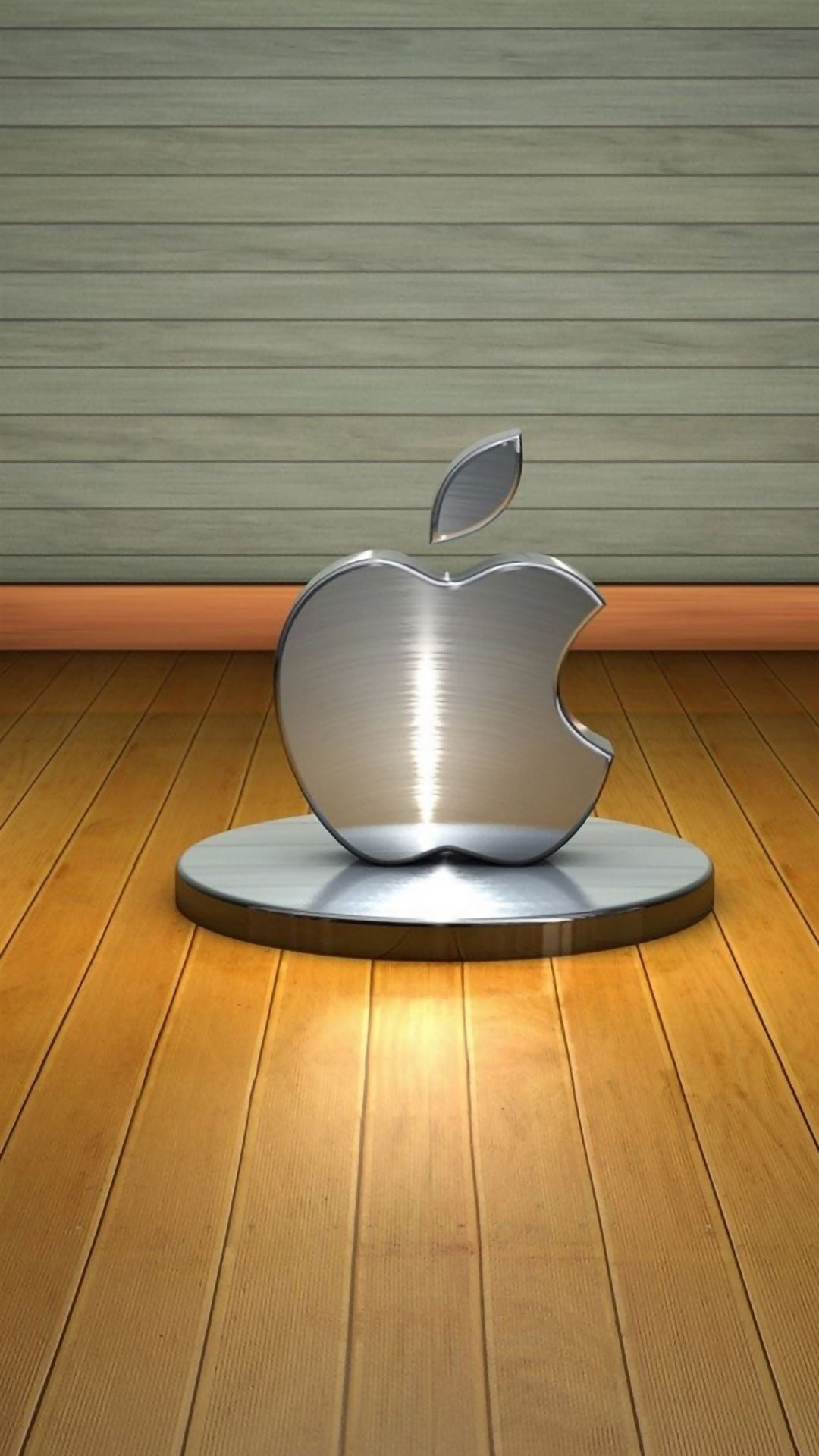 3D Apple Logo iPhone Wallpapers Free Download