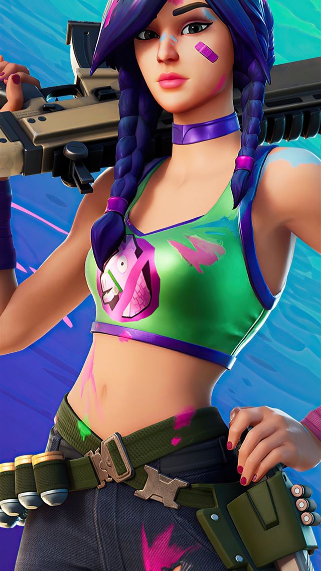 1080x1920 splatterella fortnite 4k - fortnite iPhone 8 Wallpaper