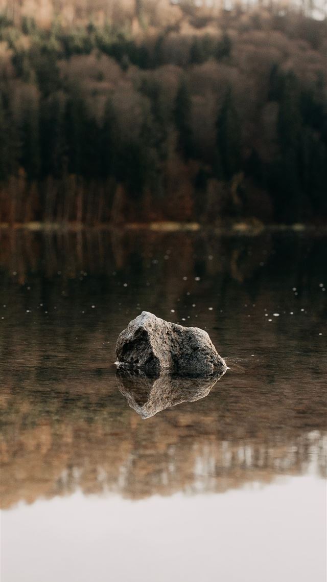 1080x1920 black stone on body of water during daytime - water iPhone 8 Wallpaper