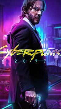 john wick 2077 4k wallpaper