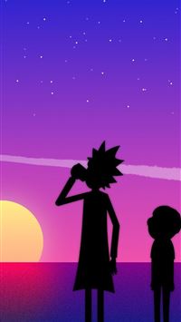 rick and morty iphone wallpaper