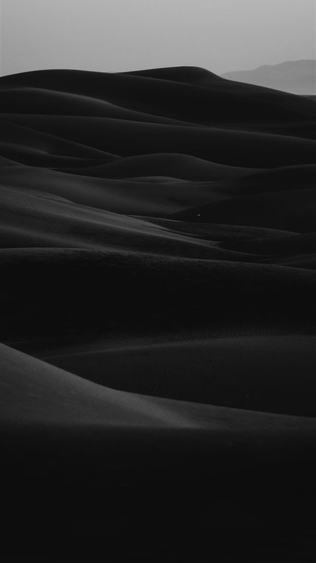 1080x1920 grayscale photo of desert - black iPhone 8 Wallpaper