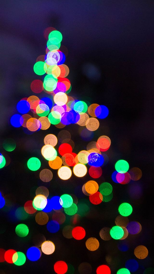 1080x1920 light bokeh - christmas iPhone 8 Wallpaper