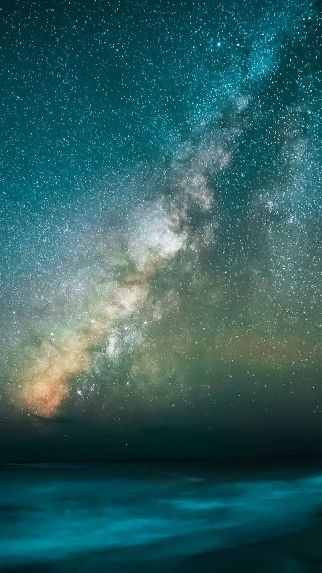 1080x1920 stars overlooking body of water during nighttime - night iPhone 8 Wallpaper