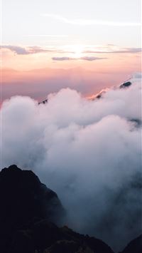sea of clouds wallpaper