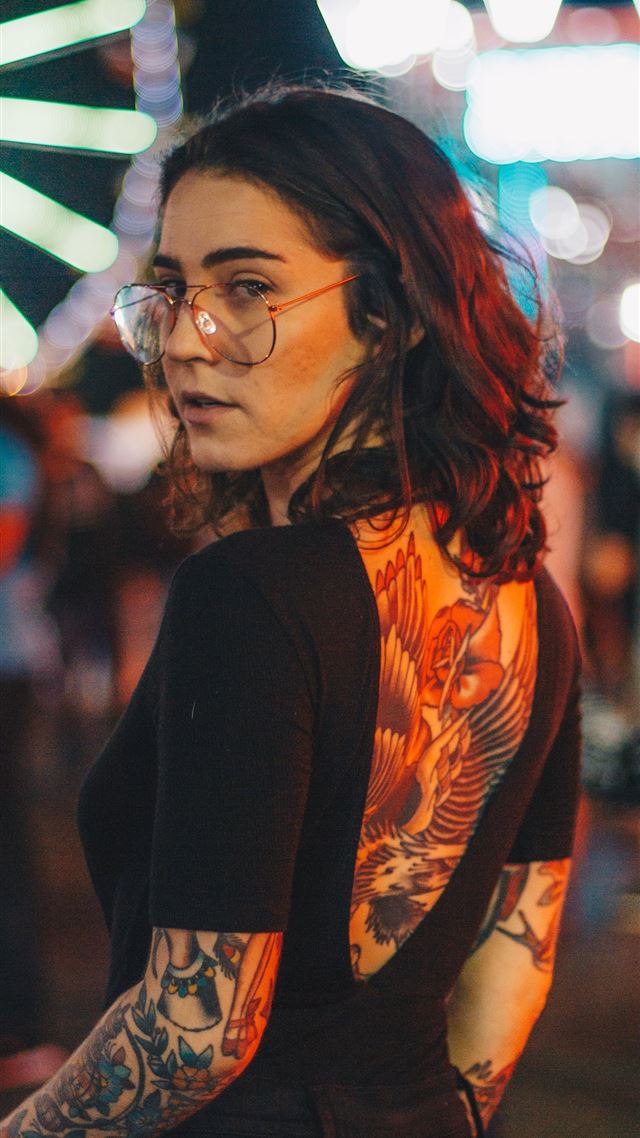 1080x1920 portrait photography of woman standing near Ferris... - cute iPhone 8 Wallpaper