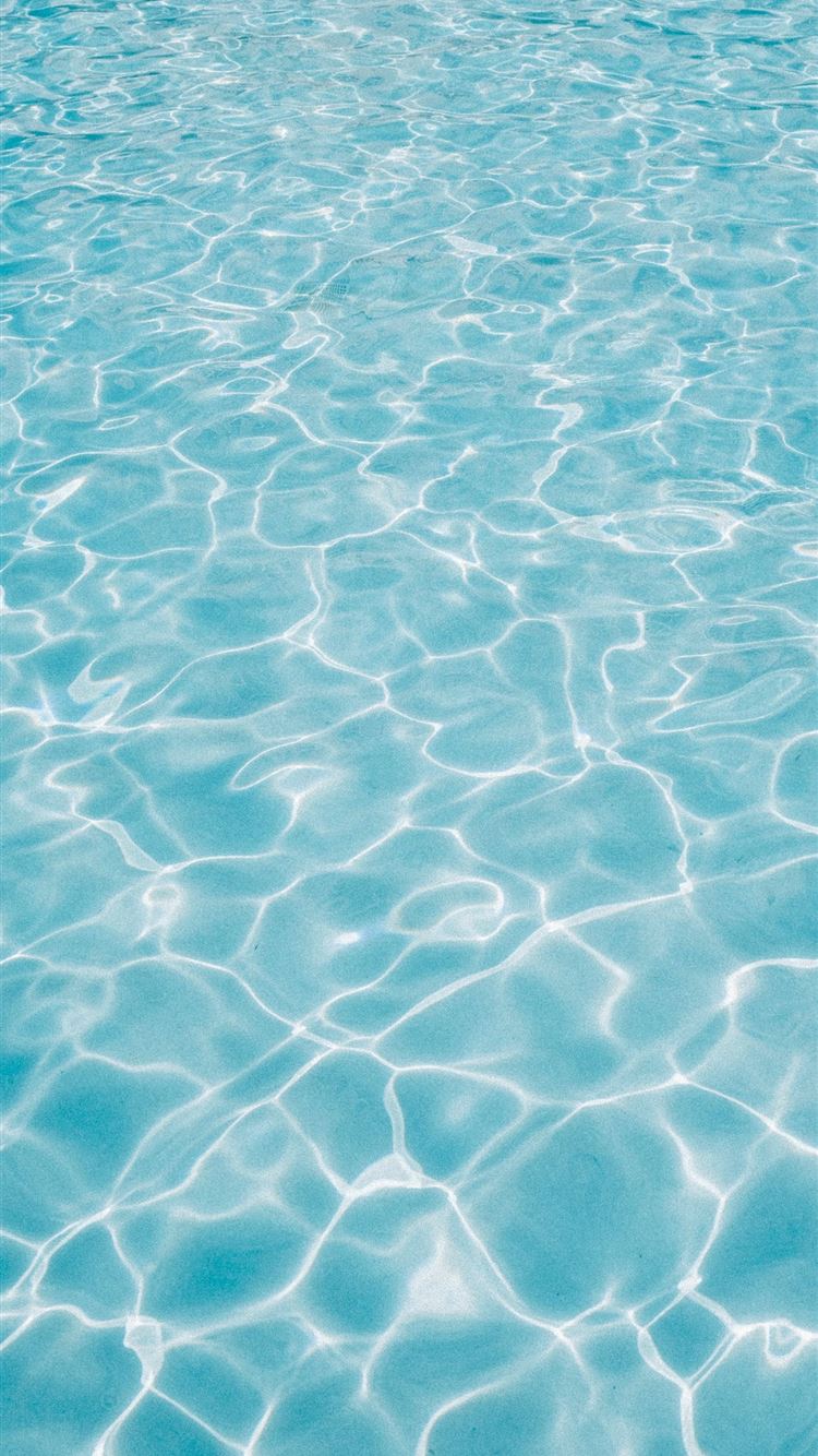 rippling crystal blue water iPhone 8 wallpaper 