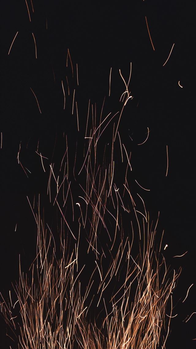 1080x1920 bonfire view - night iPhone 8 Wallpaper