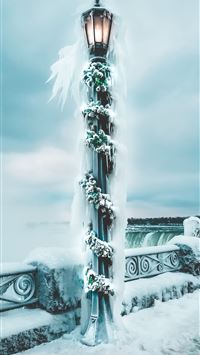 black outdoor lamp post wallpaper