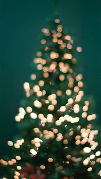 boke photography of christmas tree and string ligh... wallpaper