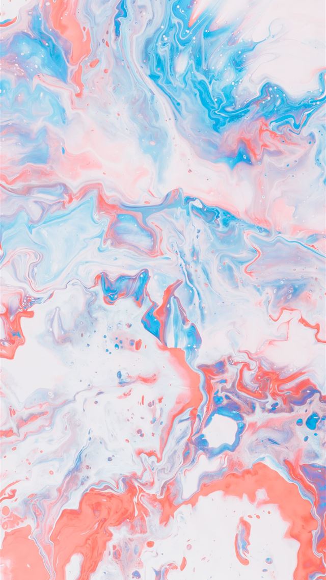 1080x1920 red blue and white abstract painting - pattern iPhone 8 Wallpaper