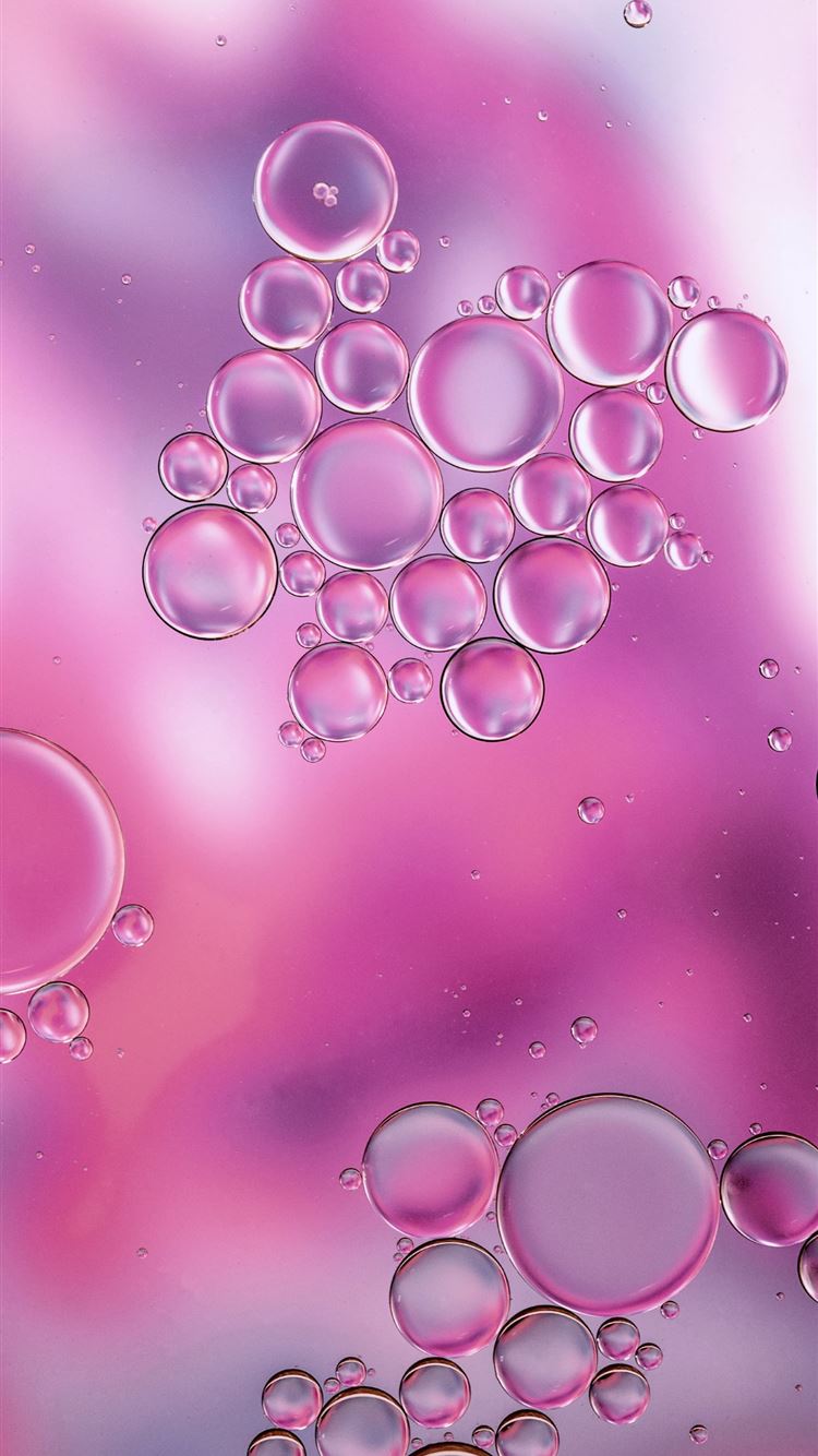  Immiscible 6 Oil drops on water with a background... iPhone 8 wallpaper 