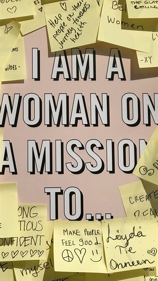 1080x1920 sticky notes on wall - quotes iPhone 8 Wallpaper