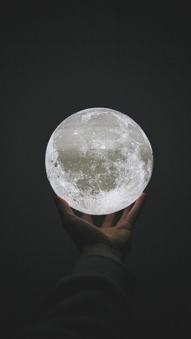 1080x1920 crystal ball photography - moon iPhone 8 Wallpaper