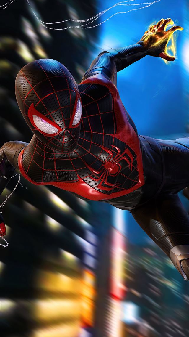 1080x1920 miles morales spiderman ps5 - marvel iPhone 8 Wallpaper