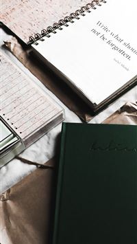 green notebook wallpaper