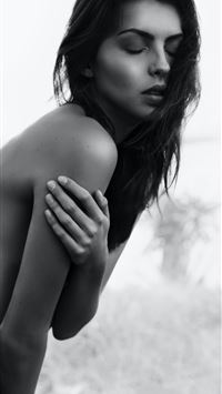 topless woman wallpaper