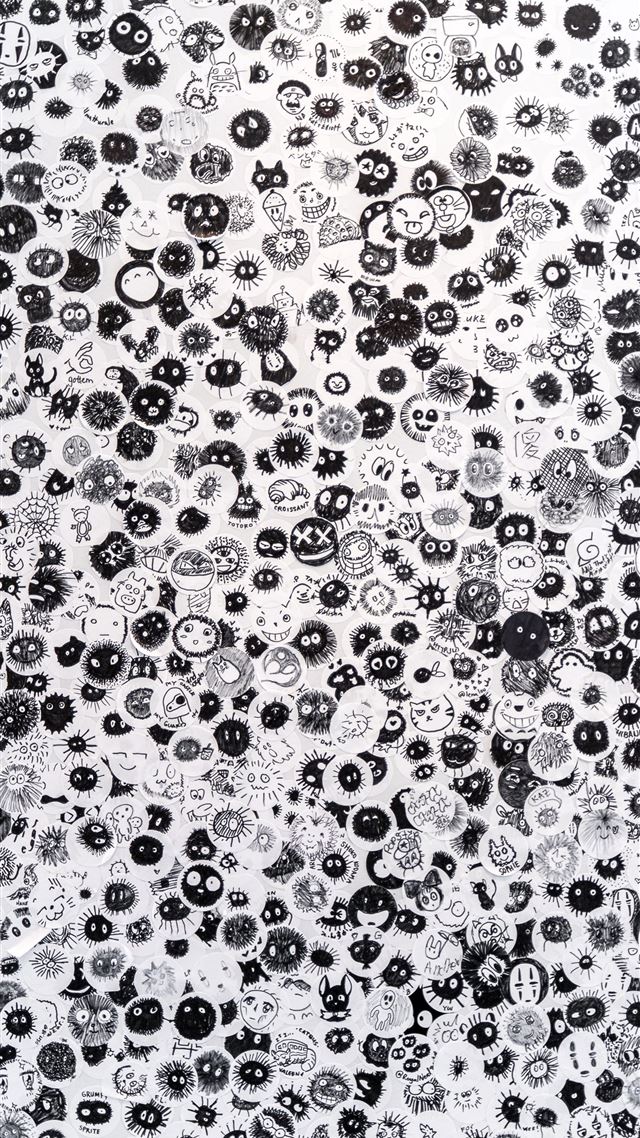 1080x1920 white and gray illustration - texture iPhone 8 Wallpaper