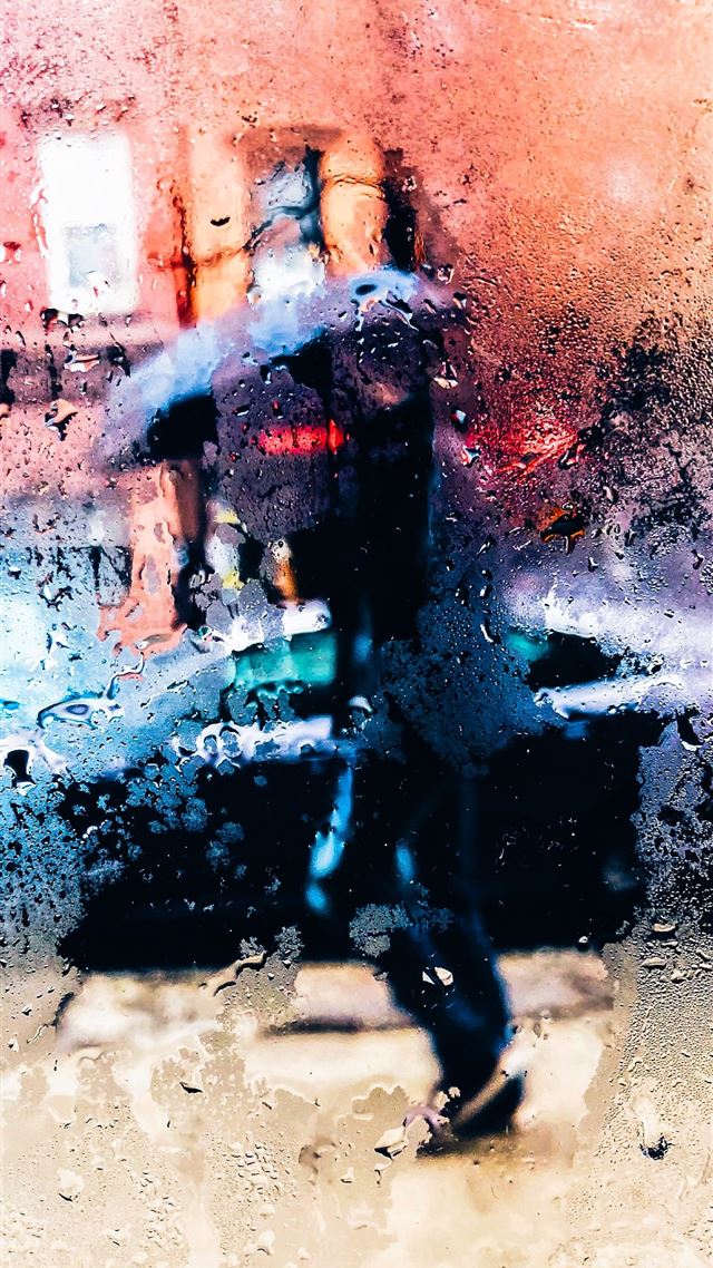 1080x1920 person holding umbrella - rain iPhone 8 Wallpaper