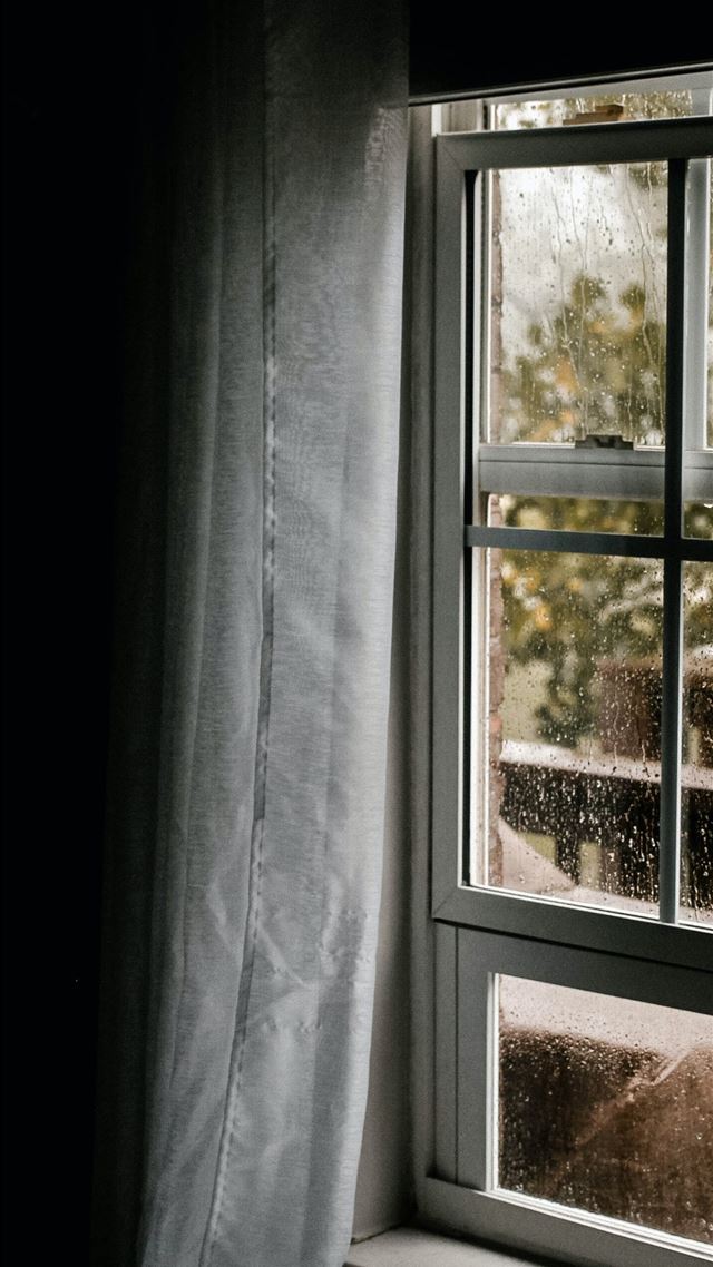 1080x1920 water dew on clear glass sliding window during day... - windows iPhone 8 Wallpaper