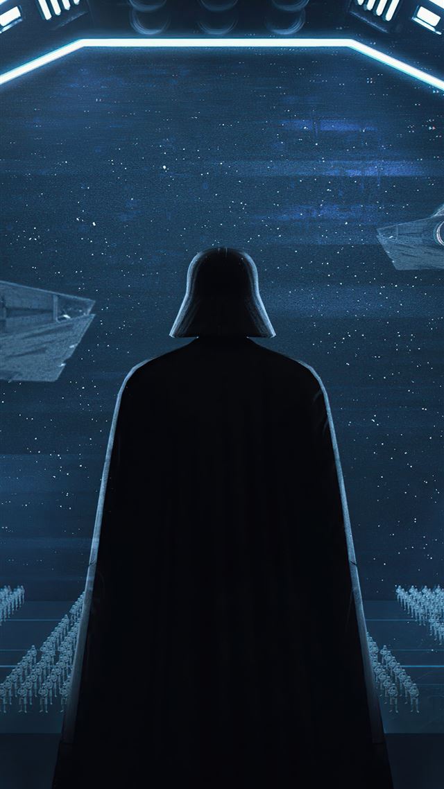1284x2778 darth vader ship 8k -  iPhone 8 Wallpaper