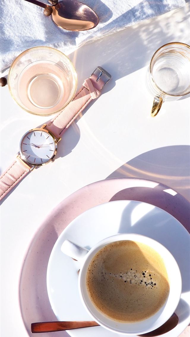 1284x2778 round gold colored analog watch displaying 12 41 n... - australia iPhone 8 Wallpaper