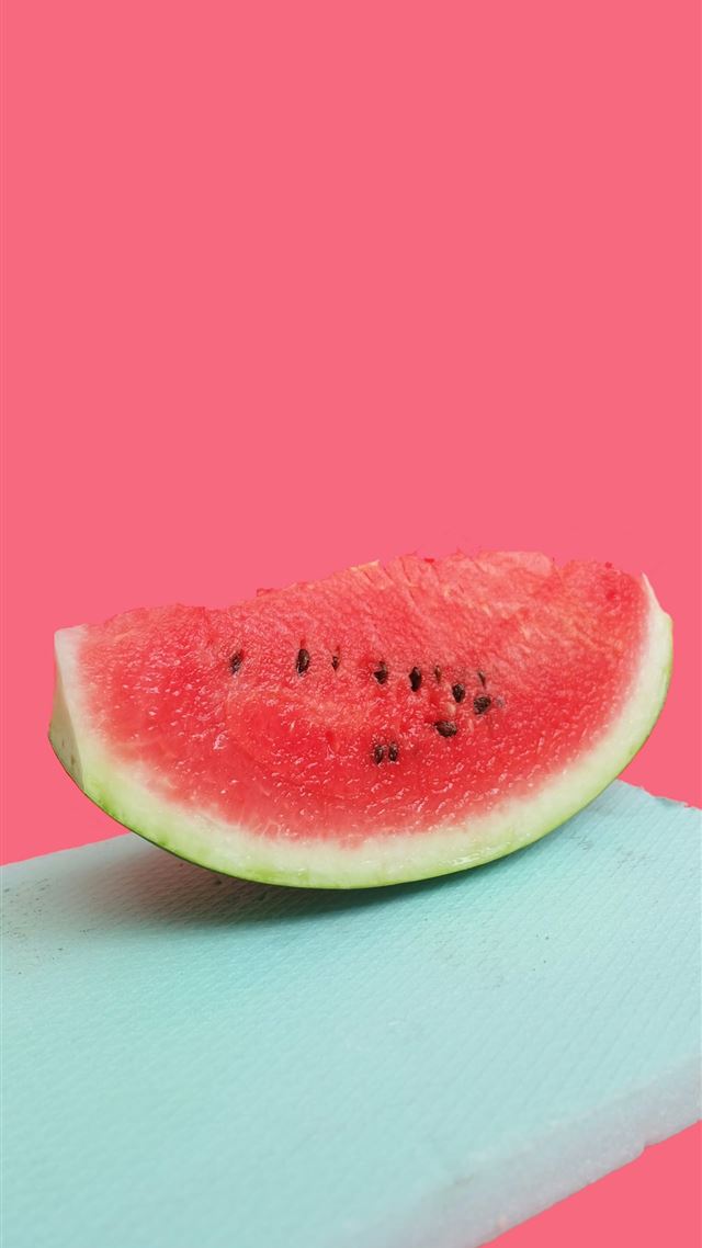 1284x2778 sliced watermelon - color iPhone 8 Wallpaper
