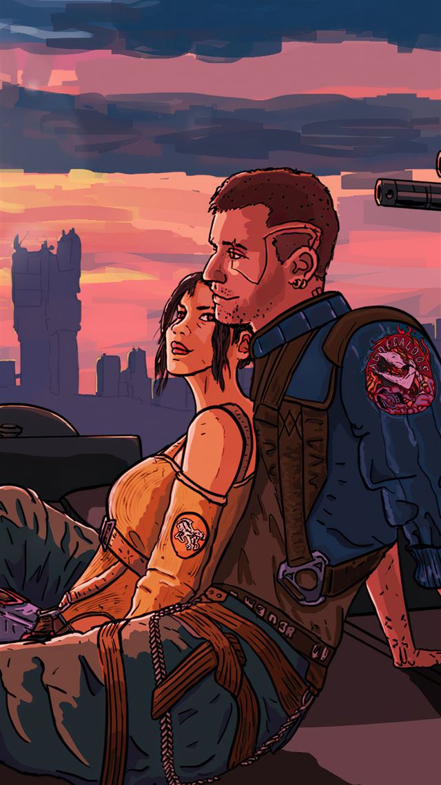 1284x2778 cyberpunk 2077 the new atmosphere for me 4k - artstation iPhone 8 Wallpaper