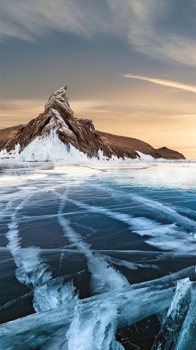 1284x2778 frozen lake 8k - 5k iPhone 8 Wallpaper