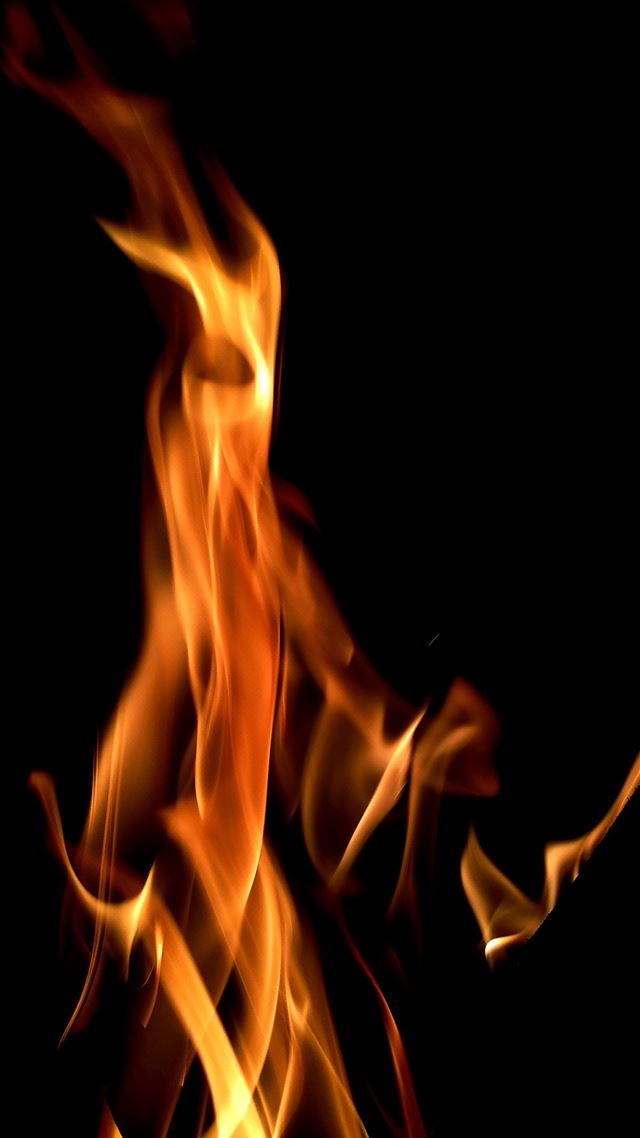 1284x2778 red flame - fire iPhone 8 Wallpaper