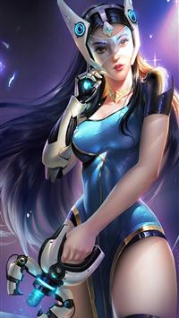 symmetra overwatch heroes 5k wallpaper