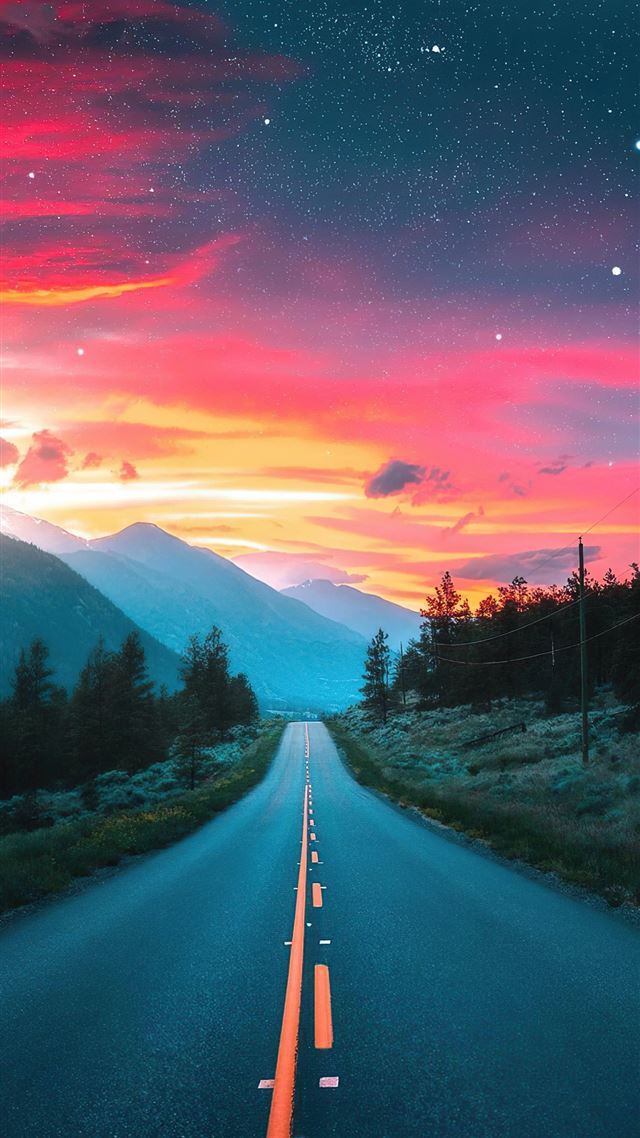 1284x2778 hill station road -  iPhone 8 Wallpaper