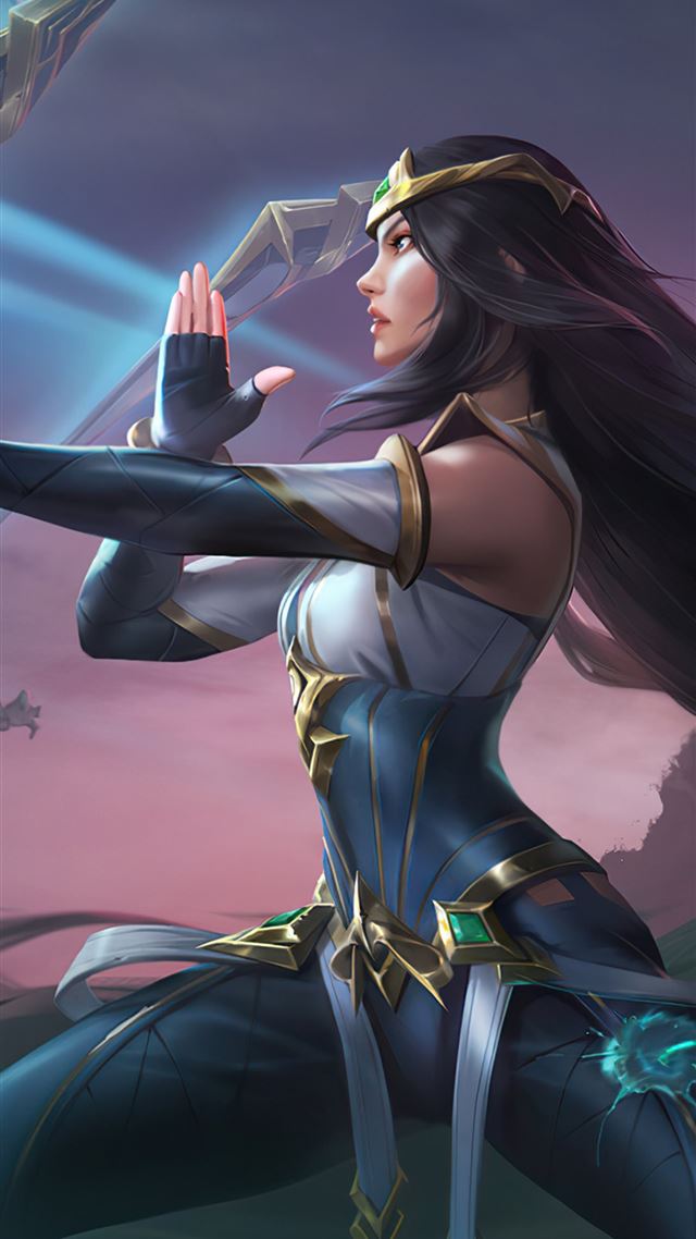1284x2778 ruined king irelia league of legends 4k -  iPhone 8 Wallpaper