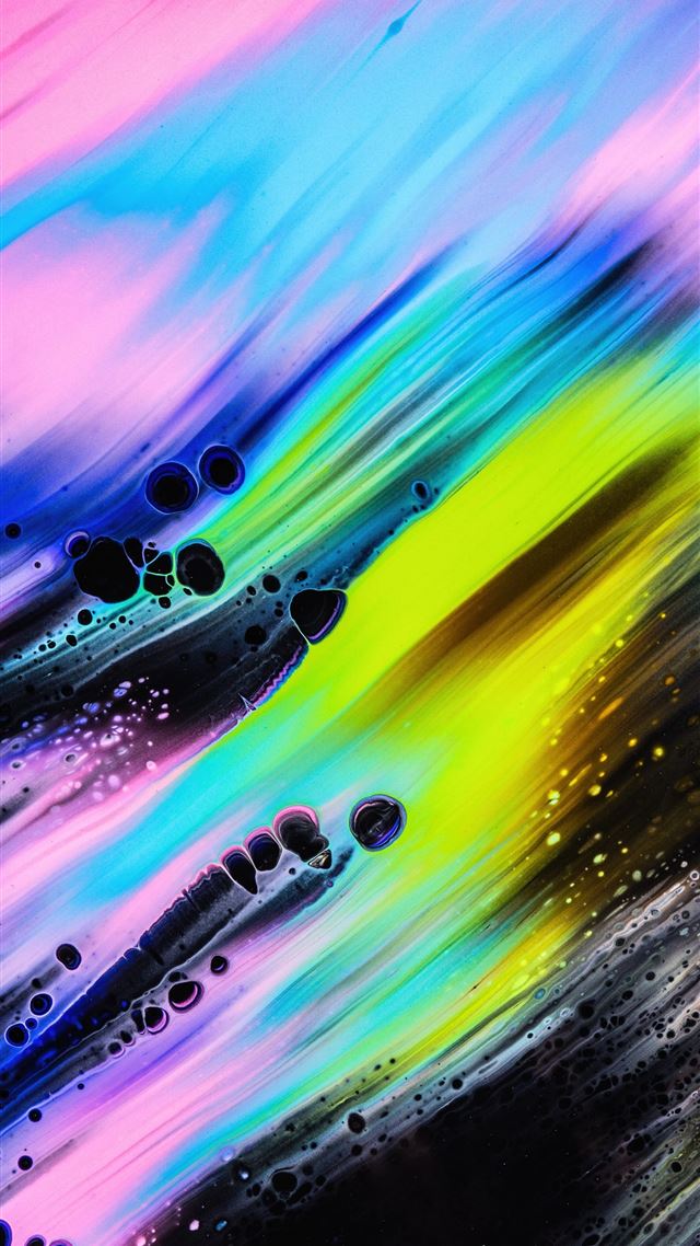 1284x2778 purple and blue abstract painting -  iPhone 8 Wallpaper