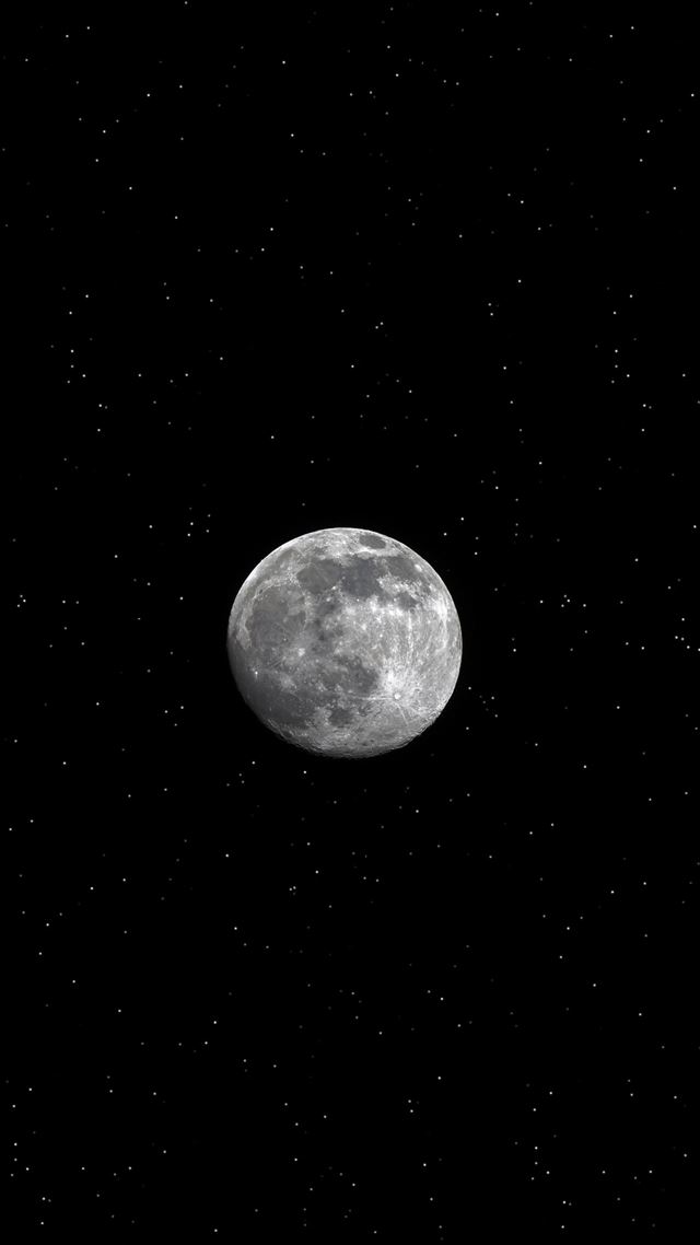 1284x2778 full moon in the night sky -  iPhone 8 Wallpaper