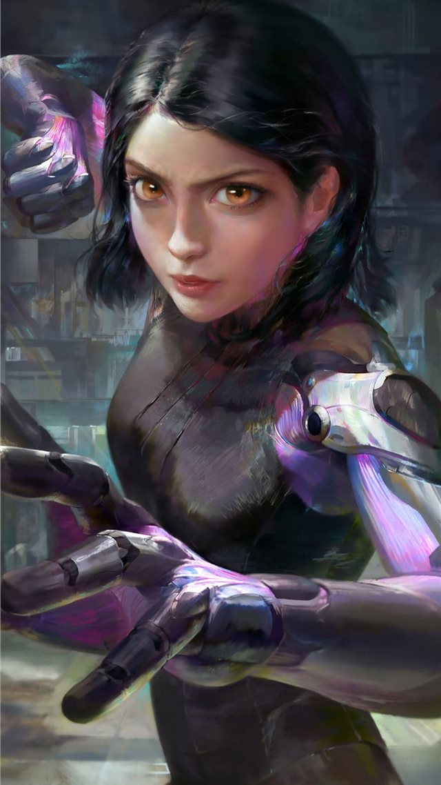 4 Wallpapers In Alita Battle Angel Wallpapers For iPhone 8