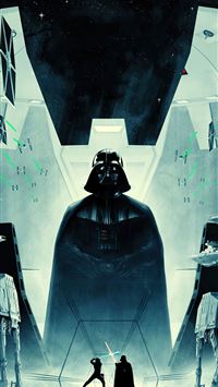 star wars rey kylo ren darth vader poster wallpaper