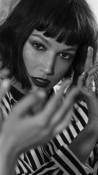 ursula corbero 2020 monochrome wallpaper