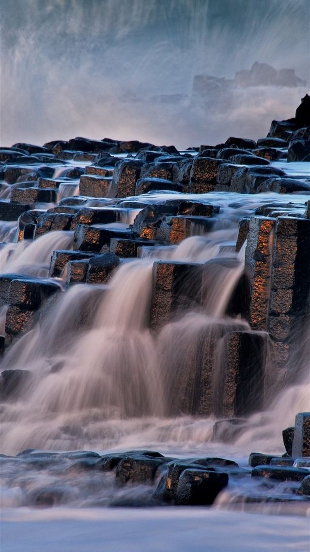 1080x1920 rocks waterfall - waterfall iPhone 8 Wallpaper