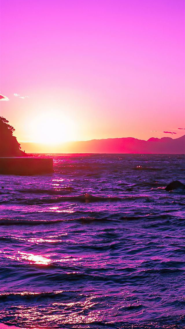 1080x1920 beautiful evening purple sunset 4k - evening iPhone 8 Wallpaper