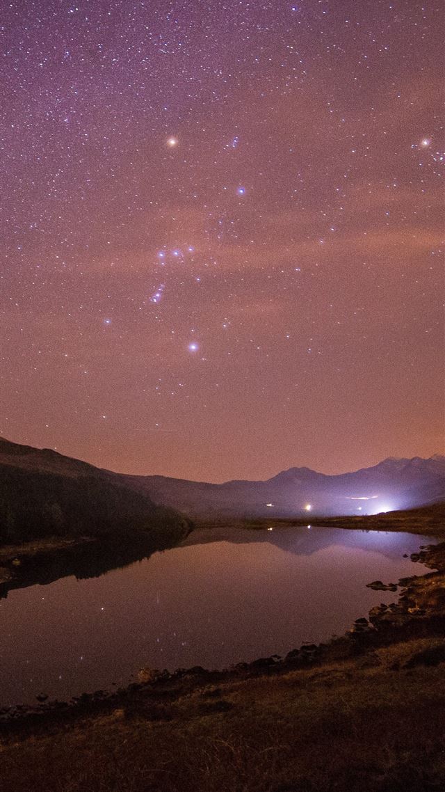 1080x1920 star constellations landscape 4k - 5k iPhone 8 Wallpaper