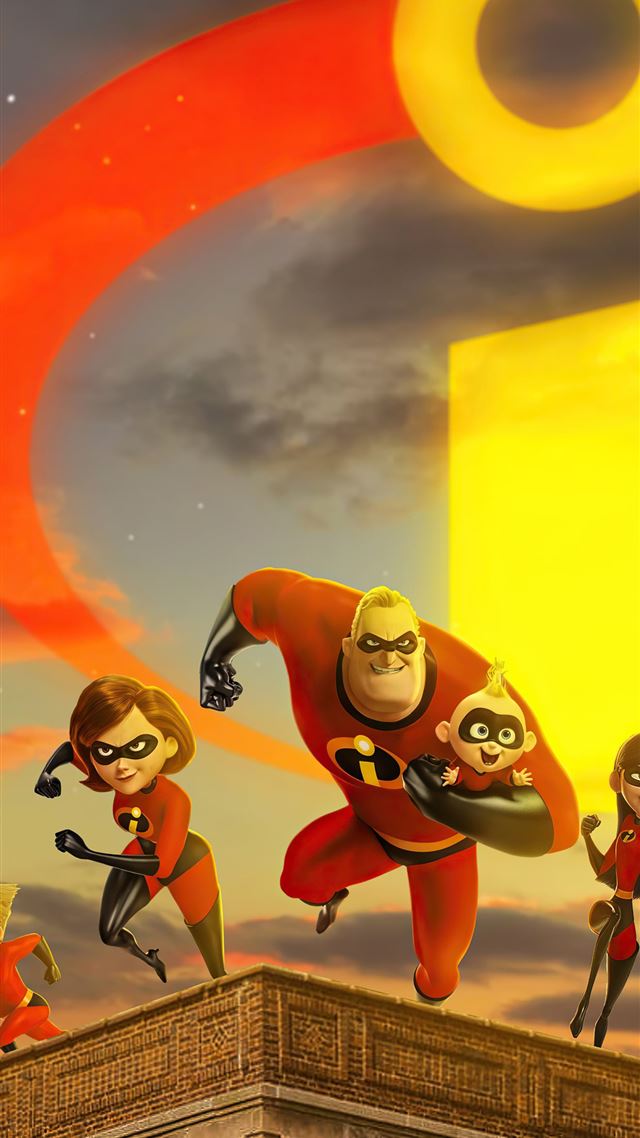 1080x1920 the incredibles 2 team up - the incredibles 2 iPhone 8 Wallpaper