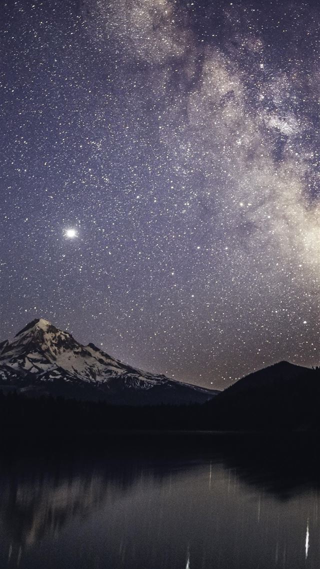 1080x1920 lost lake milky way time lapse 5k - lake iPhone 8 Wallpaper