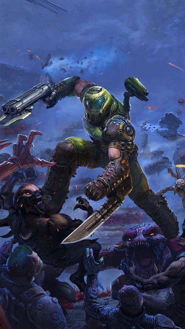 1080x1920 doom eternal the ancient gods 4k - 2020 games iPhone 8 Wallpaper