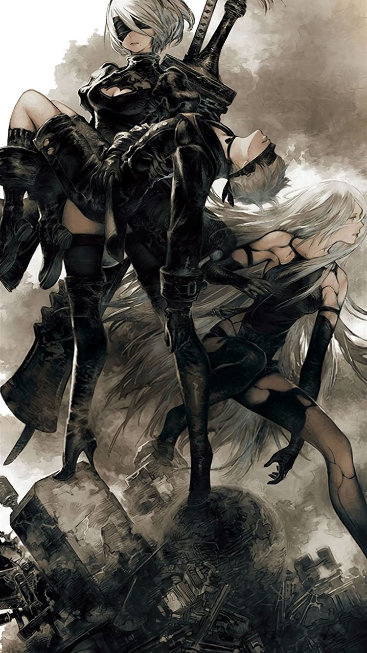 Nier Automata 2b Iphone Wallpapers Free Download