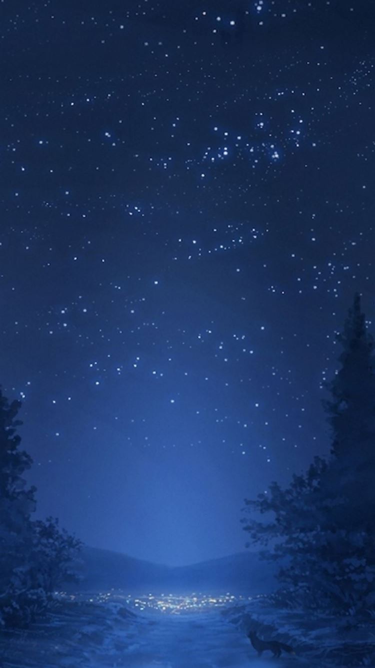 Night sky iPhone Wallpapers Free Download