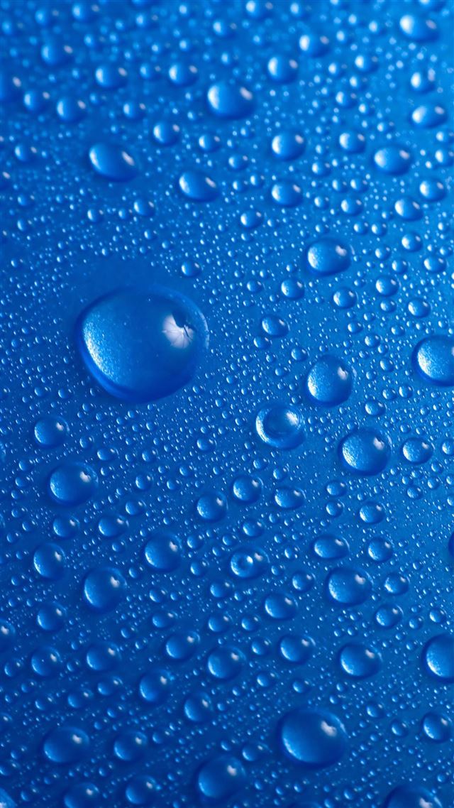 1080x1920 Blue Drops Macro - macro iPhone 8 Wallpaper