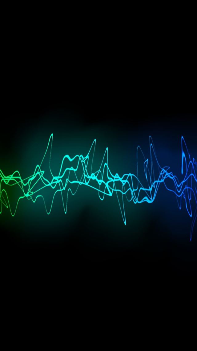1080x1920 Cool Sound Waves - music iPhone 8 Wallpaper